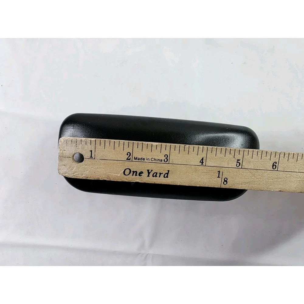 Coach Glasses Case New York Black Leather Hard Clamshell 6